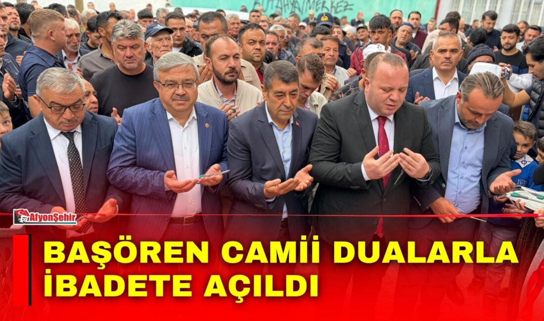AK Parti Afyonkarahisar Milletvekili İbrahim Yurdunuseven, Şuhut ilçesine bağlı Başören