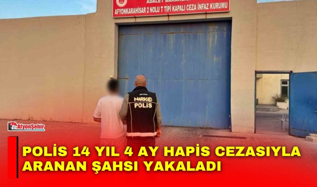 Afyonkarahisar’da uyuşturucu madde ticareti yapma suçundan hapis cezasıyla aranan şahıs