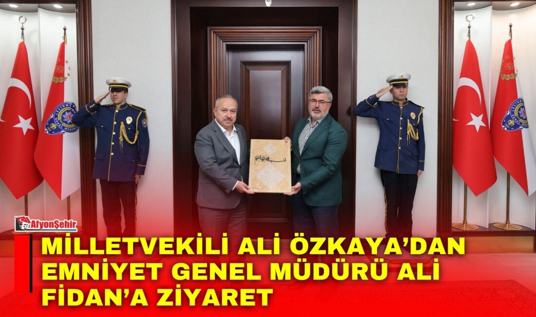 AK Parti Afyonkarahisar Milletvekili Ali Özkaya, Emniyet Genel Müdürü Ali