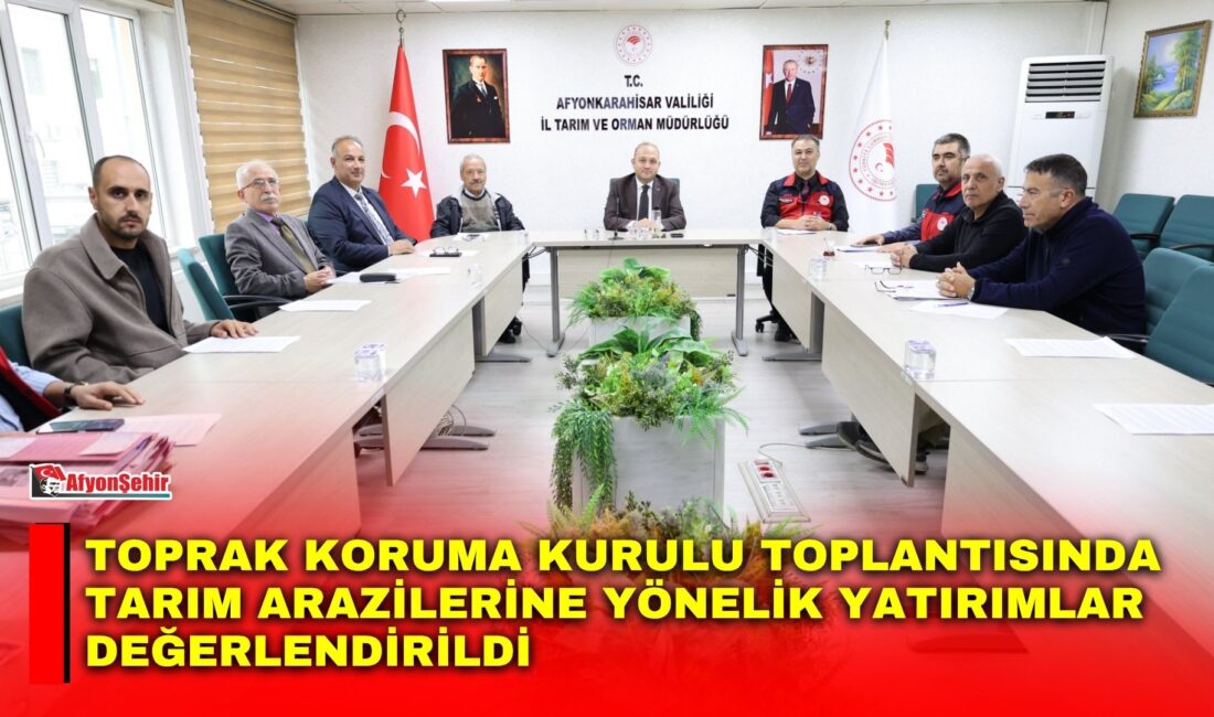 Afyonkarahisar İl Tarım ve Orman Müdürlüğü Zafer Toplantı Salonu’nda, Vali