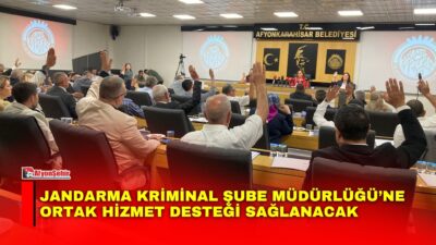Afyonkarahisar Belediye Meclisi’nin eylül ayı toplantısında gündemin 5. maddesi görüşüldü.
