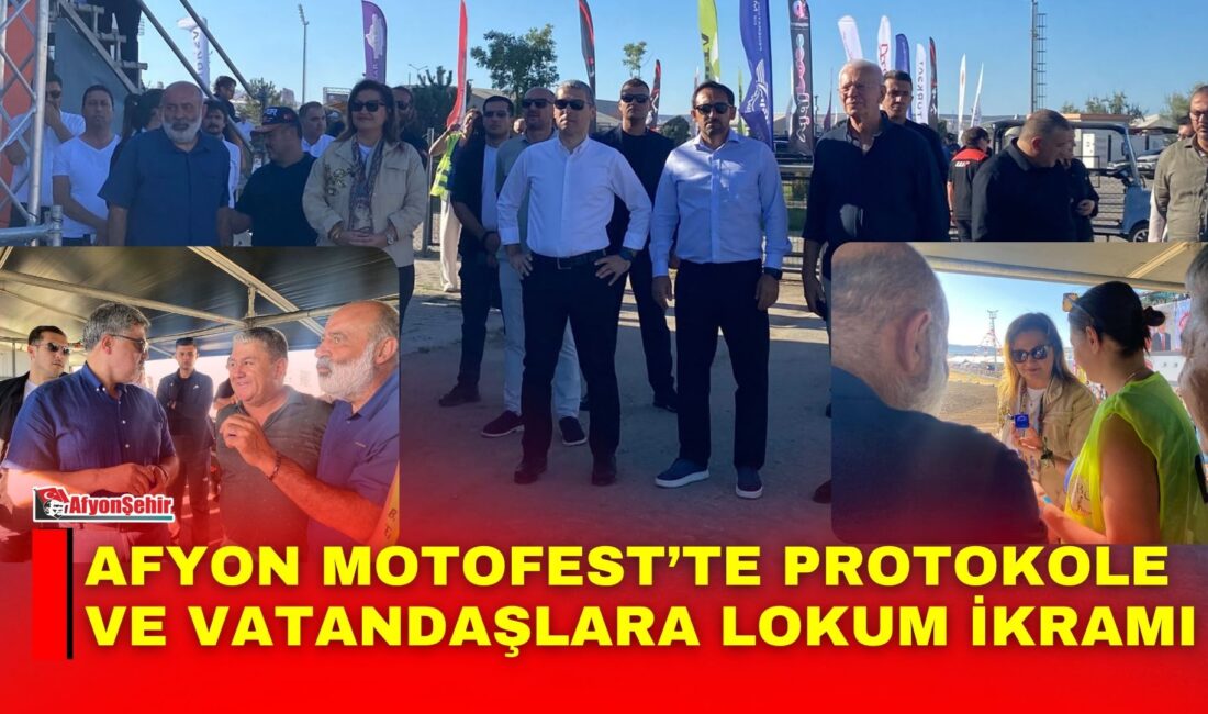 Afyonkarahisar’da düzenlenen MotoFest ve Motokros etkinlikleri kapsamında Afyon Basın Cemiyeti