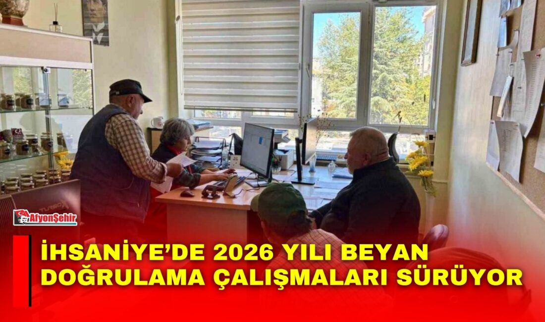 Afyonkarahisar’ın İhsaniye ilçesinde tarımsal üretime ilişkin beyanların sahadaki durumla uyumunun