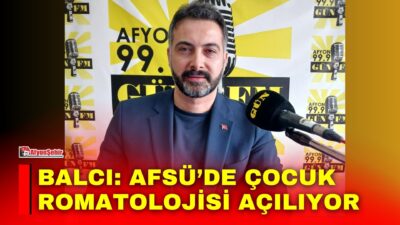 Afyonkarahisar Sağlık Bilimleri Üniversitesi (AFSÜ) ve Gün FM işbirliğinde süren