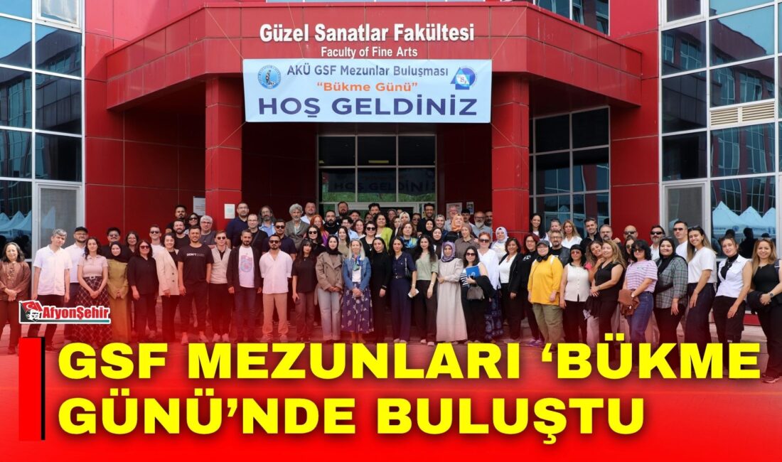 GSF mezunları ‘Bükme Günü’nde buluştu Afyon Kocatepe Üniversitesi (AKÜ) Güzel Sanatlar Fakültesi (GSF) tarafından ilk