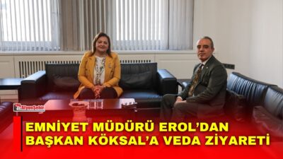 Afyonkarahisar Belediye Başkanı Burcu Köksal, görev yeri değişen İl Emniyet