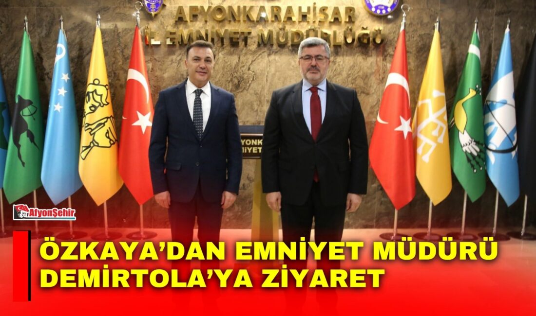 AK Parti Afyonkarahisar Milletvekili Ali Özkaya, Afyonkarahisar İl Emniyet Müdürü