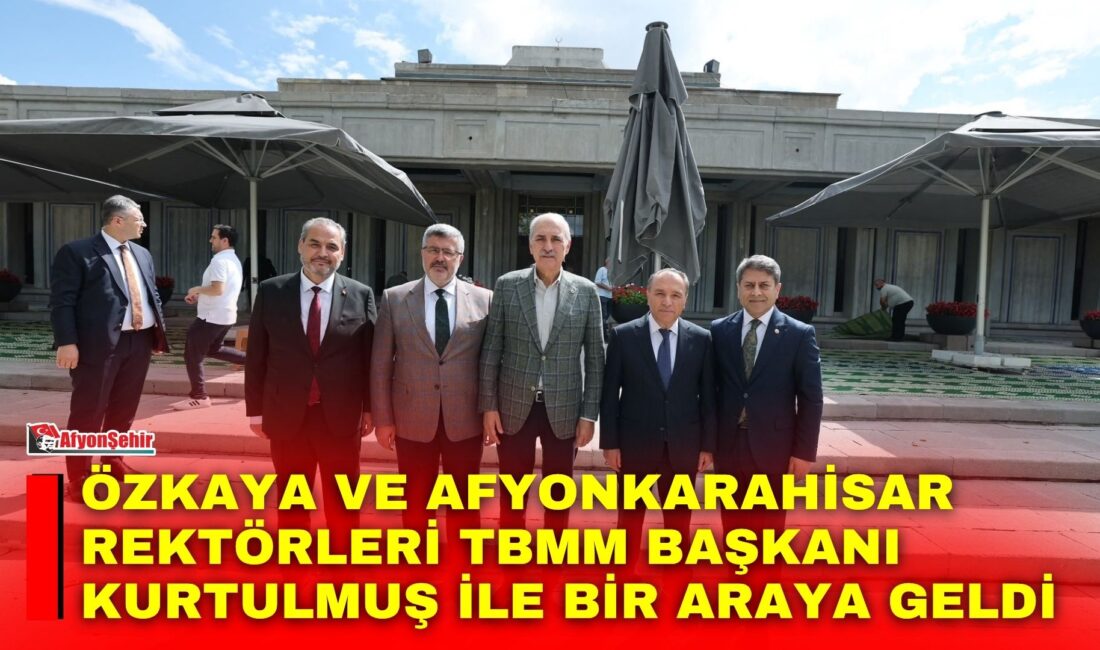 AK Parti Afyonkarahisar Milletvekili Ali Özkaya, TBMM Başkanı Prof. Dr.