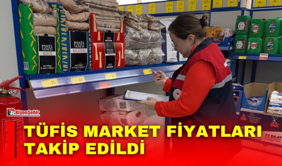 Afyonkarahisar İl Tarım ve Orman Müdürlüğü tarafından, TÜFİS kapsamında market