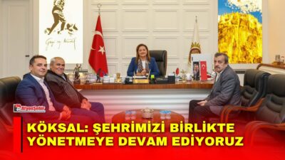 Afyonkarahisar Belediye Başkanı Burcu Köksal, kentte görev yapan mahalle muhtarlarıyla