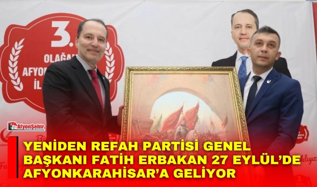 Yeniden Refah Partisi Afyonkarahisar İl Başkanı Fehmi Güray Çakır, Genel