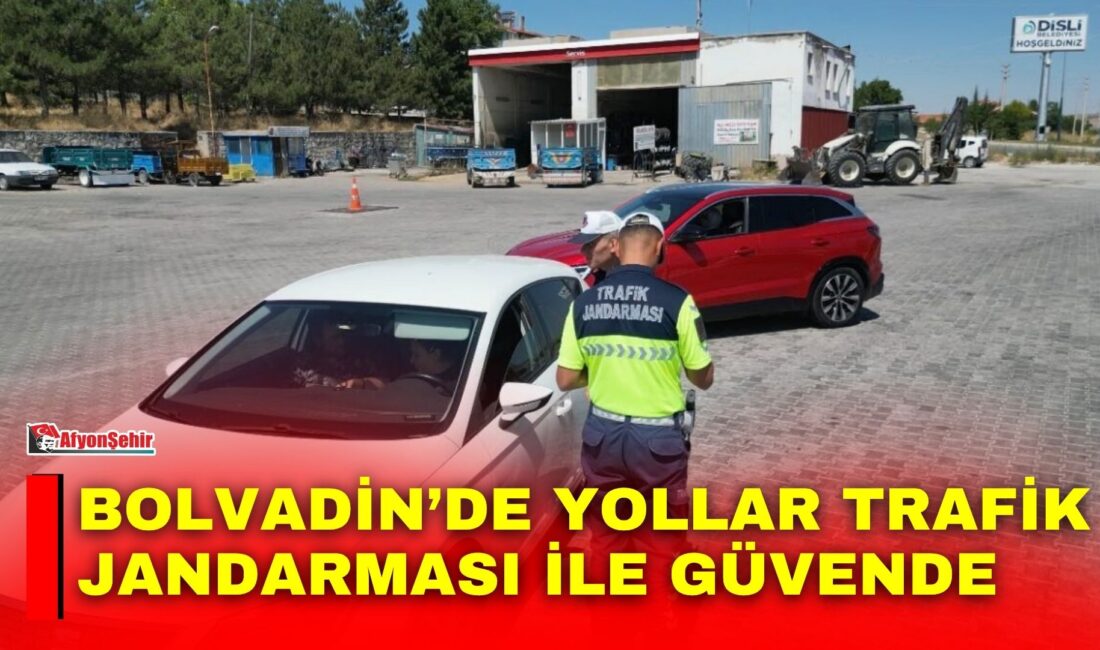 Afyonkarahisar’ın Bolvadin ilçesinde tüm giriş ve çıkış noktalarında her gün