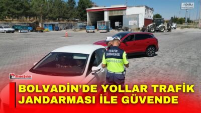 Afyonkarahisar’ın Bolvadin ilçesinde tüm giriş ve çıkış noktalarında her gün