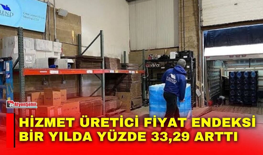 Türkiye İstatistik Kurumunun (TÜİK), Ağustos ayı Hizmet Üretici Fiyat Endeksi