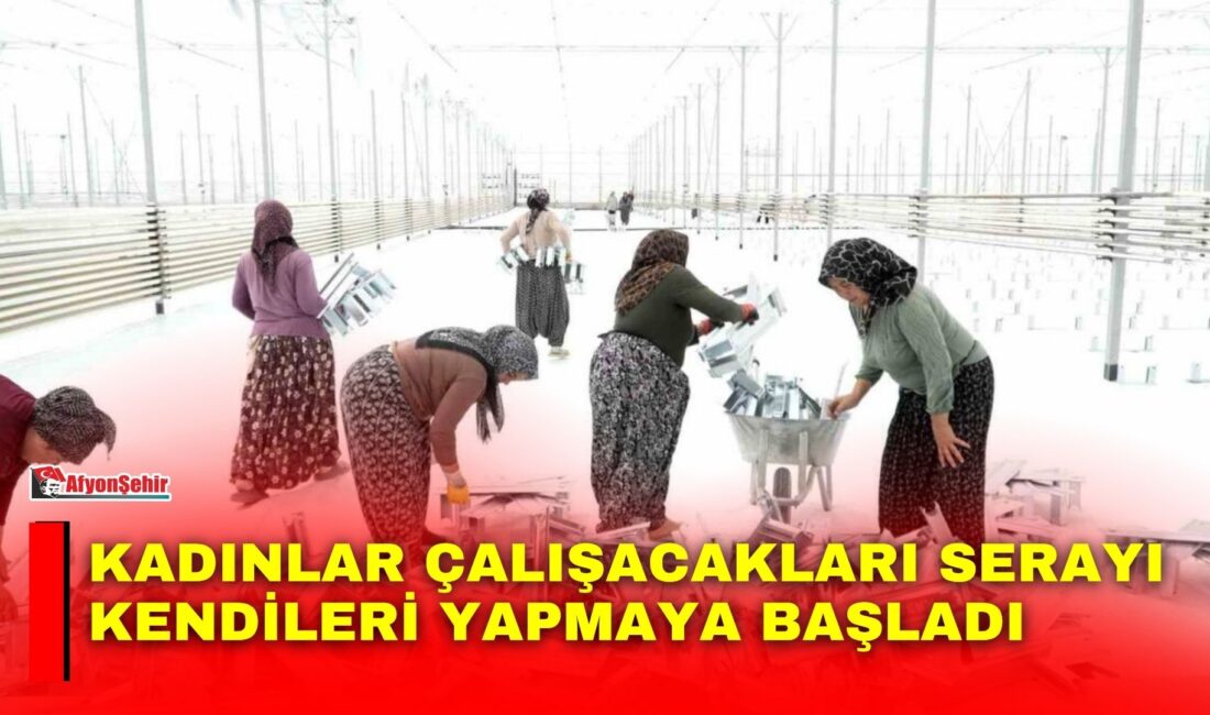 Afyonkarahisar’da kadınlar birkaç ay sonra çalışmaya başlayacakları ve topraksız tarımın