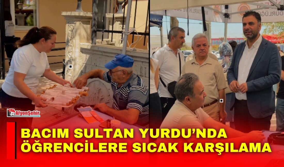 Bacım Sultan Yurdu’nda öğrencilere sıcak karşılama Afyonkarahisar Gençlik ve Spor İl Müdürlüğü bünyesindeki Bacım Sultan Yurdu,