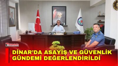 Dinar’da 2. Sınıf Emniyet Müdürü Kor Barbaros Kızılışık, göreve başlamasının