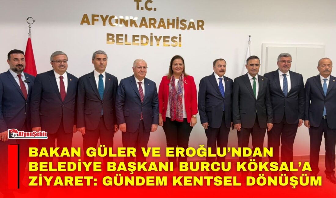 Milli Savunma Bakanı Yaşar Güler, Afyonkarahisar temasları kapsamında önceki dönem