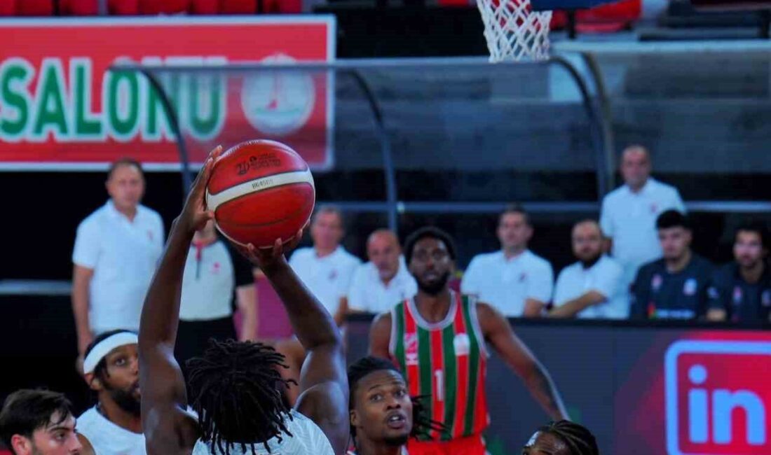 Karşıyaka Basketbol ile Aliağa Petkimspor, hazırlık maçında karşı karşıya geldi.
