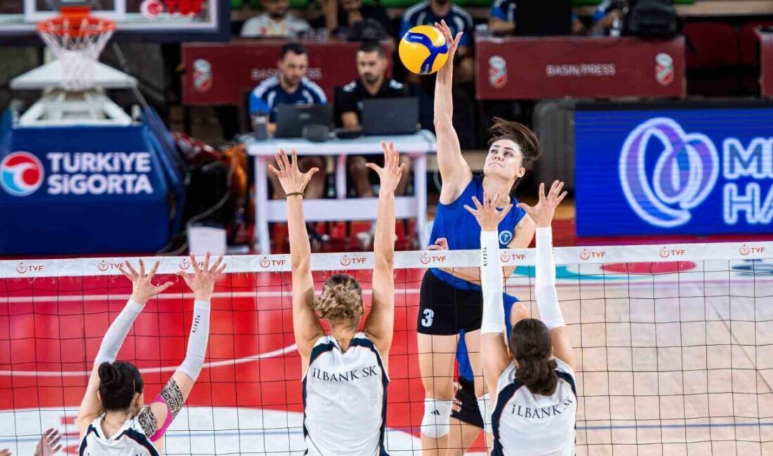 Aydın Büyükşehir Belediyespor Kadın Voleybol takımı hazırlık karşılaşmasında İlbank’ı 3-1