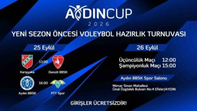 Aydın Büyükşehir Belediyespor’un ev sahipliğinde düzenlenecek Aydın Cup 2026, 25-26