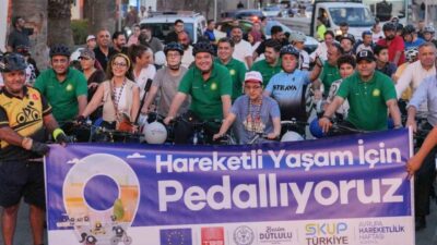Manisa Büyükşehir Belediyesi, 16-22 Eylül Avrupa Hareketlilik Haftası kapsamında bisiklet