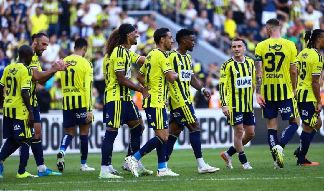 Trendyol Süper Lig’de Eyüpspor’u 8-0 yenen Fenerbahçe, 2 maç sonra