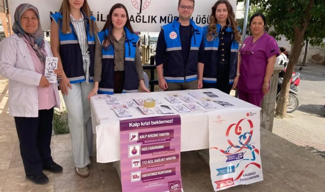 Nazilli İlçe Sağlık Müdürlüğü tarafından vatandaşlara kalp ve damar hastalıklarından