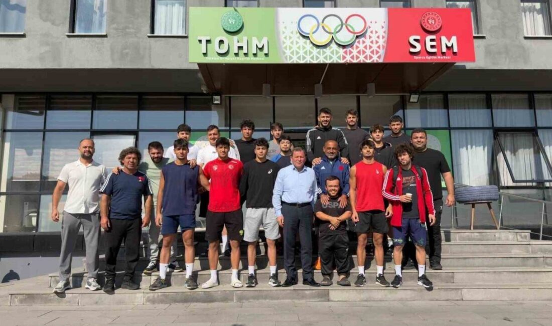 Keçiören Grekoromen Güreş Takımı, hazırlık kampı çalışmaları kapsamında Kayseri’de bulunan