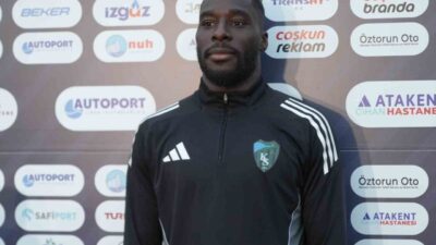 Kocaelispor, futbolcuları Massadio Haidara’nın sağ rektus femoris tendonundaki rüptür nedeniyle