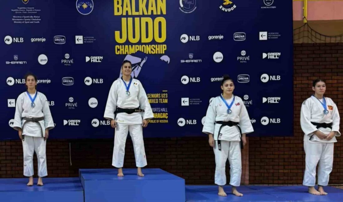 Kosova’da düzenlenen 23 Yaş Altı Balkan Judo Şampiyonası’nda Türkiye’yi temsil