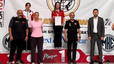 Manisalı milli sporcu İrem Denktaş, Mersin’in Erdemli ilçesinde düzenlenen Olimpik