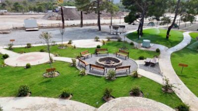 Muğla Büyükşehir Belediyesi tarafından Marmaris’in İçmeler Asparan Mevkii’nde hayata geçirilen