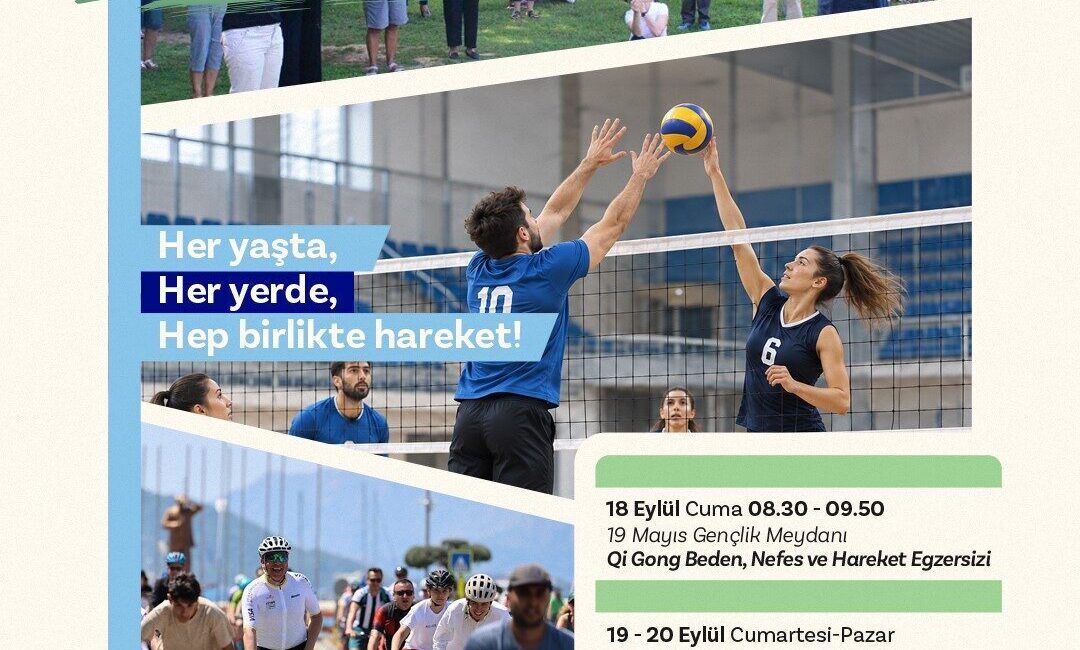 Marmaris Belediyesi, Avrupa Hareketlilik Haftası kapsamında 18-20 Eylül tarihleri arasında
