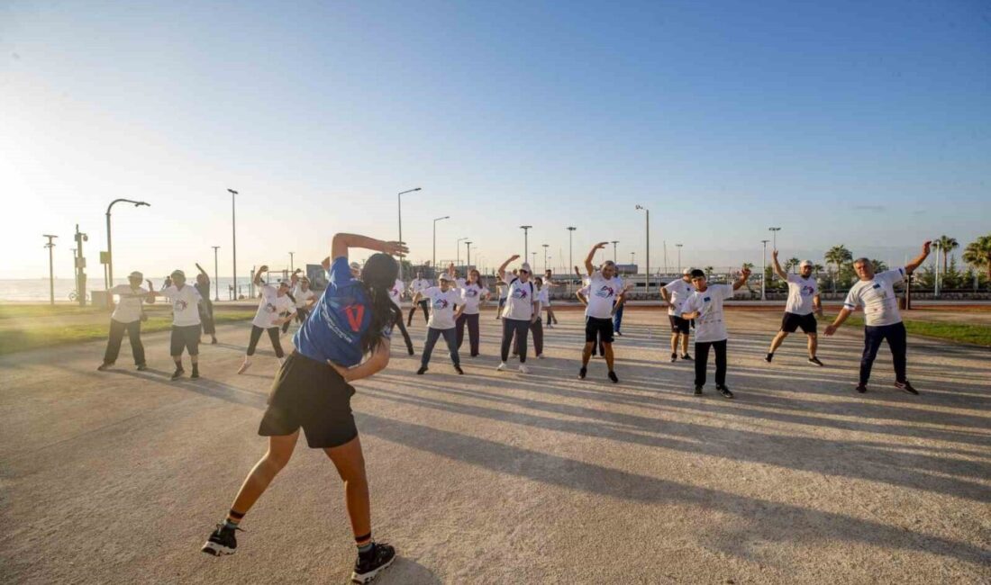 Mersin Büyükşehir Belediyesi tarafından Avrupa Hareketlilik Haftası kapsamında düzenlenen sabah