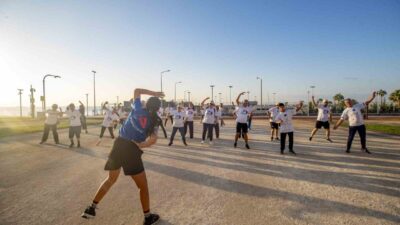 Mersin Büyükşehir Belediyesi tarafından Avrupa Hareketlilik Haftası kapsamında düzenlenen sabah