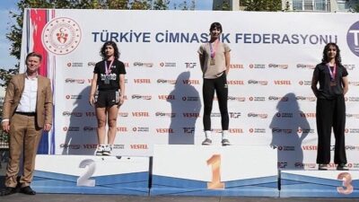 İstanbul’da düzenlenen Parkur Cimnastik Genç-Büyük Türkiye Şampiyonasında Mersin’i temsil eden