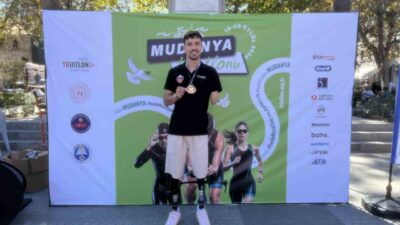 2026 Mudanya Triatlonu Türkiye Kupası Finali’nde mücadele eden Muhammed Ali