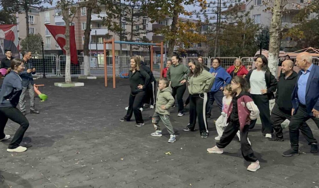 Tekirdağ’ın Muratlı ilçesinde Sağlık Müdürlüğü tarafından sağlıklı yaşamı teşvik etmek