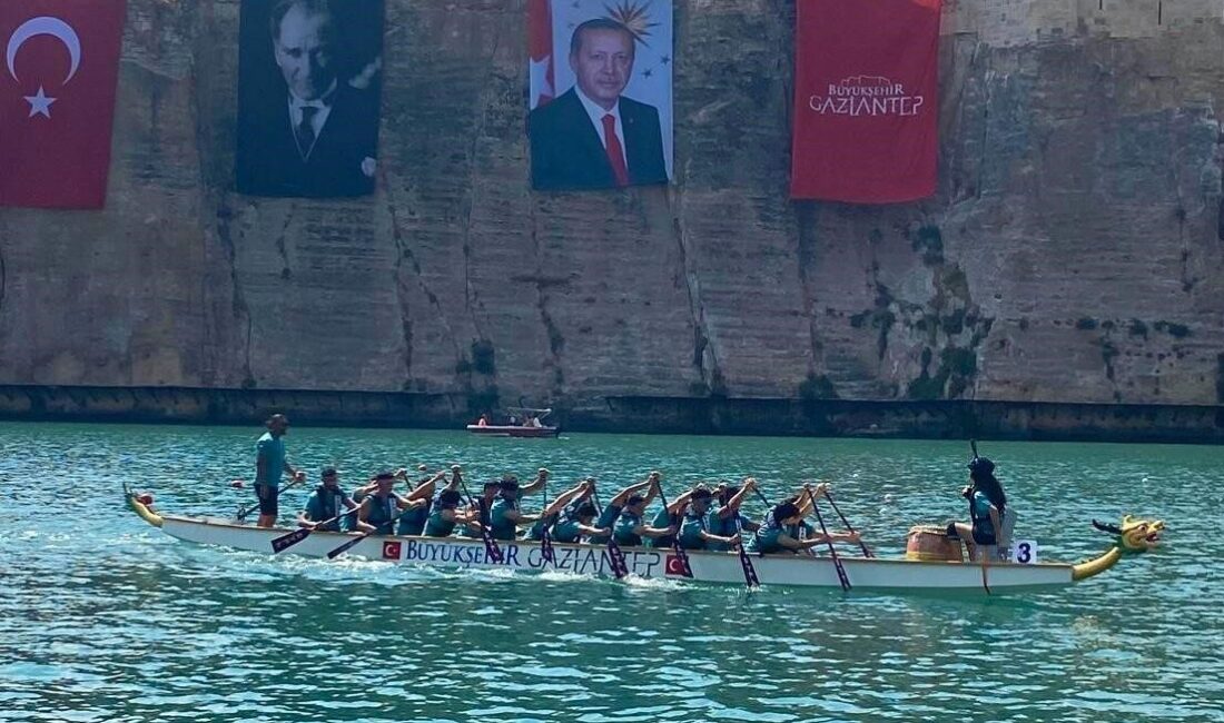 Samsun Büyükşehir Spor Kulübü sporcuları, Gaziantep’te düzenlenen Dragon Bot Türkiye