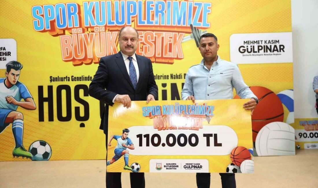 Şanlıurfa’da amatör spora büyük destek Şanlıurfa Büyükşehir Belediyesi, kent genelinde amatör sporun geliştirilmesi ve gençlerin
