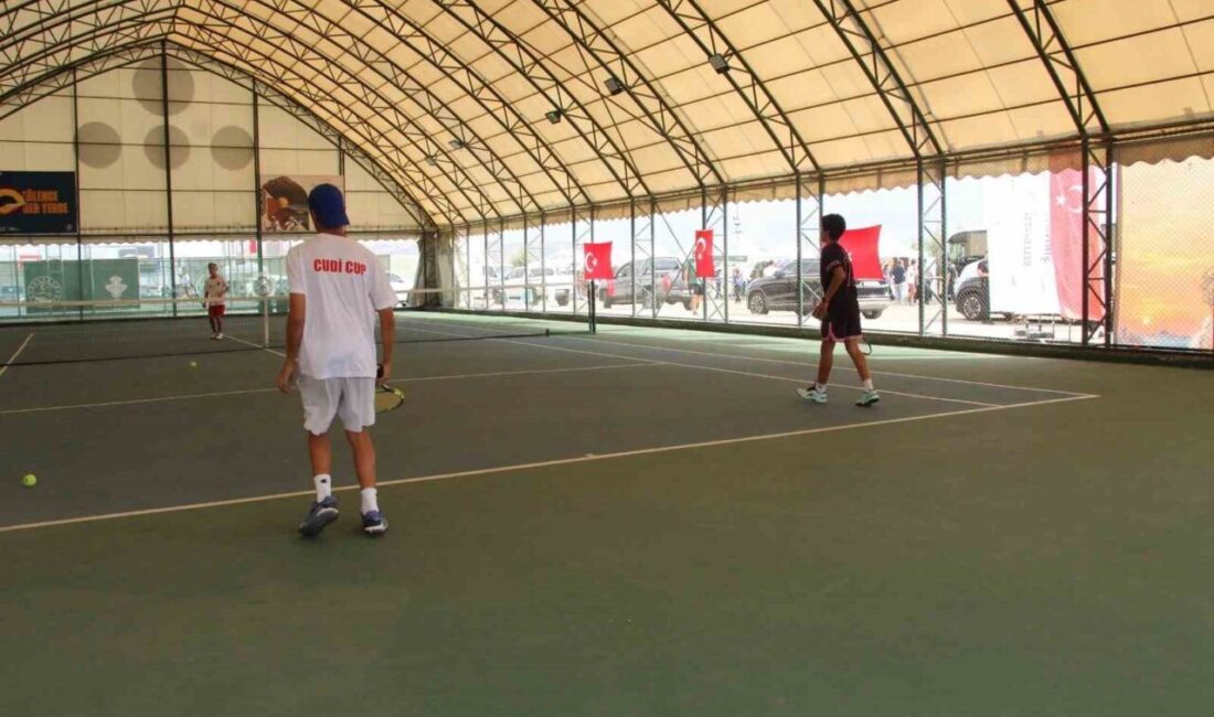 Şırnak’ın ev sahipliğinde düzenlenen 5. Cudi Cup Uluslararası Tenis Turnuvası