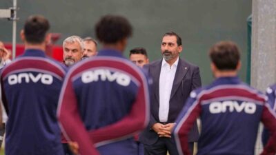 Teknik Direktör Thomas Reis, Trabzonspor ile ilk antrenmanına çıktı. Antrenman