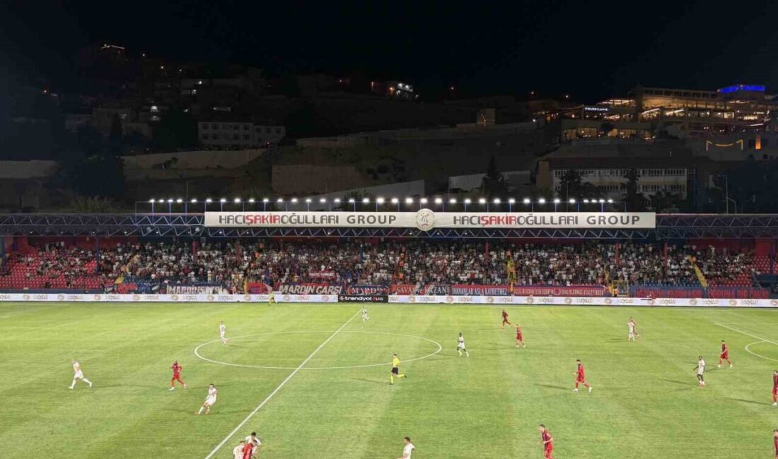 Trendyol 1. Lig 8. hafta maçında Mardin 1969 Spor, sahasında