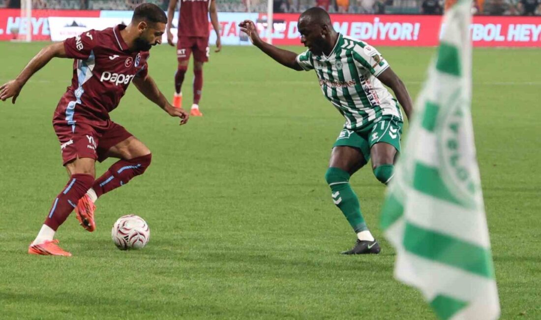 Trendyol Süper Lig’in 5. haftasında Konyaspor, sahasında karşılaştığı Trabzonspor’u 1-0