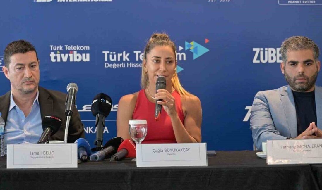 WTA 125 Türk Telekom Ankara Open açılış toplantısında basın mensuplarıyla buluştu Ankara’da ilk kez Kadınlar Tenis Birliği (WTA 125) seviyesinde yapılan
