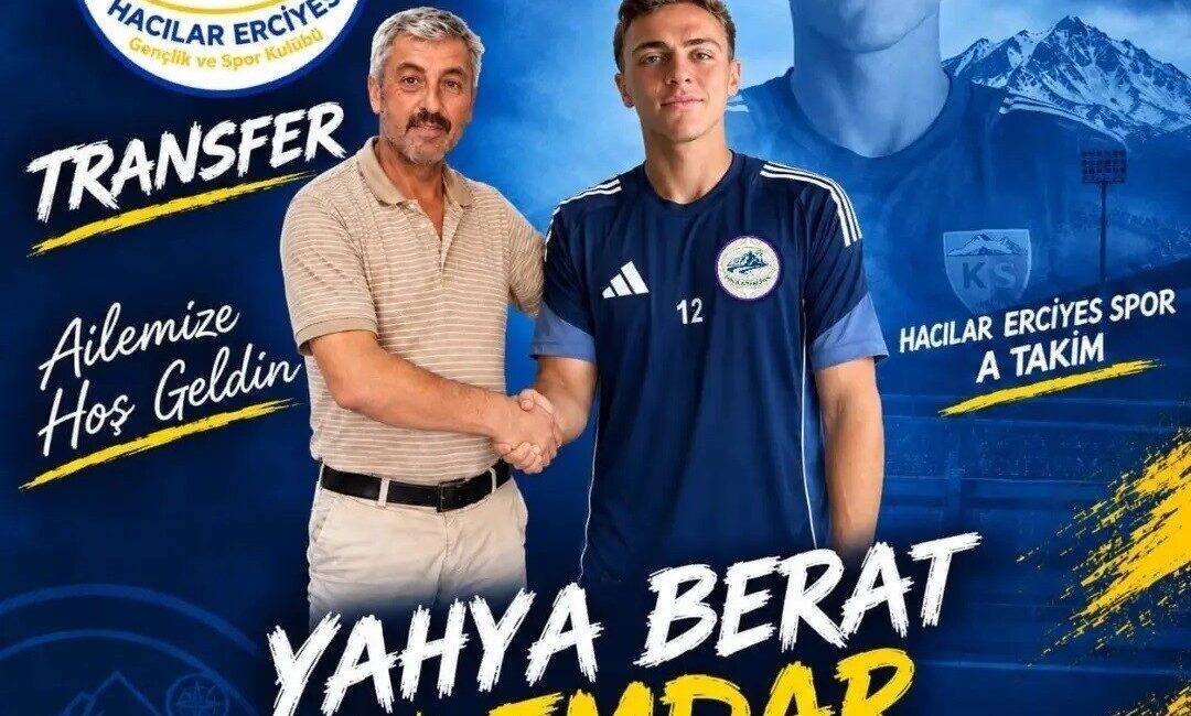 Kayseri Süper Amatör Küme ekiplerinden Hacılar Erciyesspor, kaleci Yahya Berat