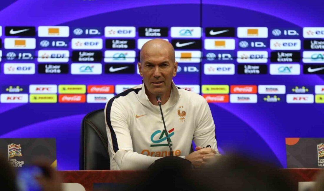 Zinedine Zidane: “Zidane oyunu diye bir şey yok. Yarın herkes Fransa takımını görecek” Fransa Milli Takımı Teknik Direktörü Zinedine Zidane, UEFA Uluslar A