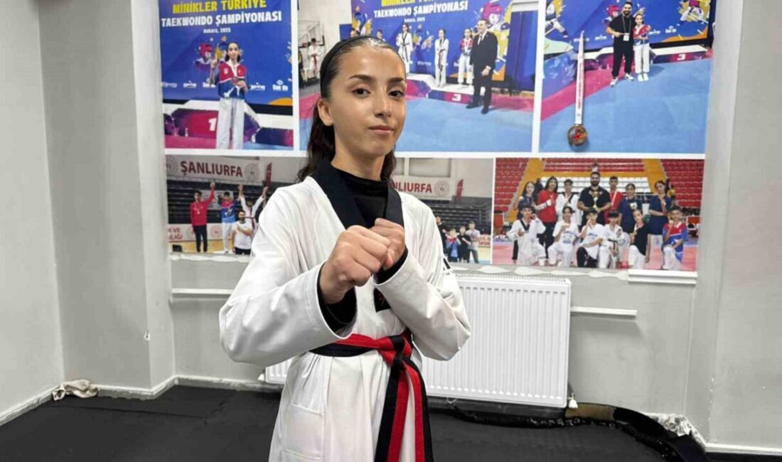 Ağrı’da taekwondo yapan 13 yaşındaki Elif Işık, milli takım seçmelerinde