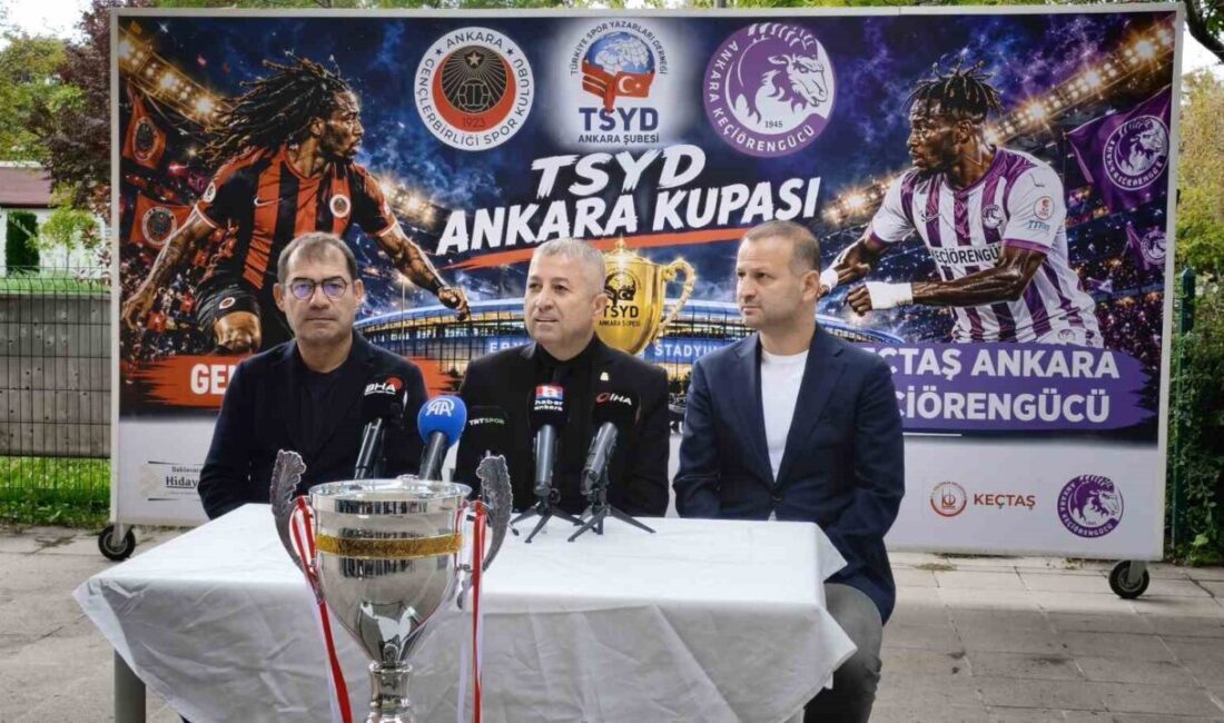 Gençlerbirliği ile Ankara Keçiörengücü arasında oynanacak 59. Türkiye Spor Yazarları